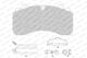 BRAKEPAD FERODO FOR SAF 22.5 3057008400